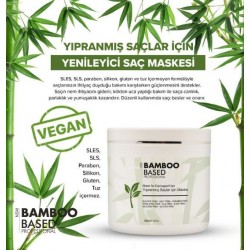 BAMBOO BASED DAMAGE HAıR YIPRANMIŞ SAÇLARA ÖZEL ORGANİK VEGAN SAÇ BAKIM MASKE 500ML