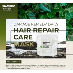 BAMBOO BASED DAMAGE HAıR YIPRANMIŞ SAÇLARA ÖZEL ORGANİK VEGAN SAÇ BAKIM MASKE 500ML