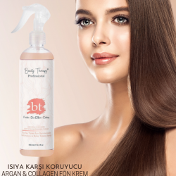 Beauty Therapy bt Professional 10 Etkili Argan & Collagen Isı Koruyucu Kolay Fön ve Tarama Spreyi 400ml