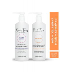 Beauty Therapy bt Professional Brezılıan & Keratin Extreme Renewal Ultra Düzleştirici Set 1000ml+1000ml