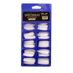 GOLD BEAUTY TAKMA TIRNAK BALERİN 100 ADET KUTULU BEYAZ