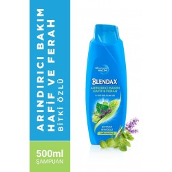 BLENDAX ARINDIRICI BİTKİ ÖZLÜ ŞAMPUAN 500 ML.