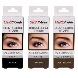 NEW WELL KAŞ & KİRPİK BOYASI 15ML+20ML AKTIVATOR