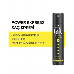 TAFT SAÇ SPREYİ POWER EXPRES 250 ML.