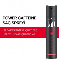 TAFT SAÇ SPREYİ POWER KAFEİN 250 ML.